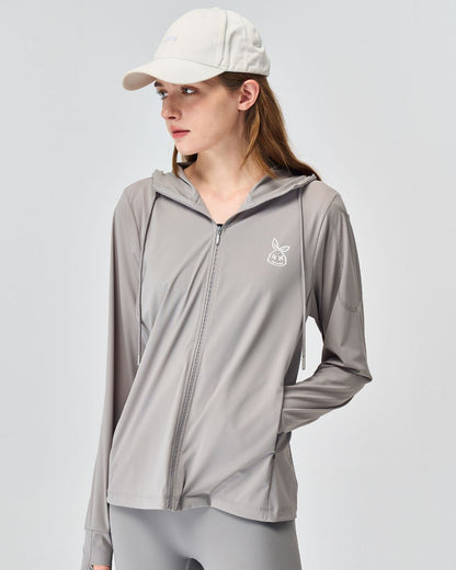 The "Bunny" UV Protection Lightweight Fullzip Layer by Amoo