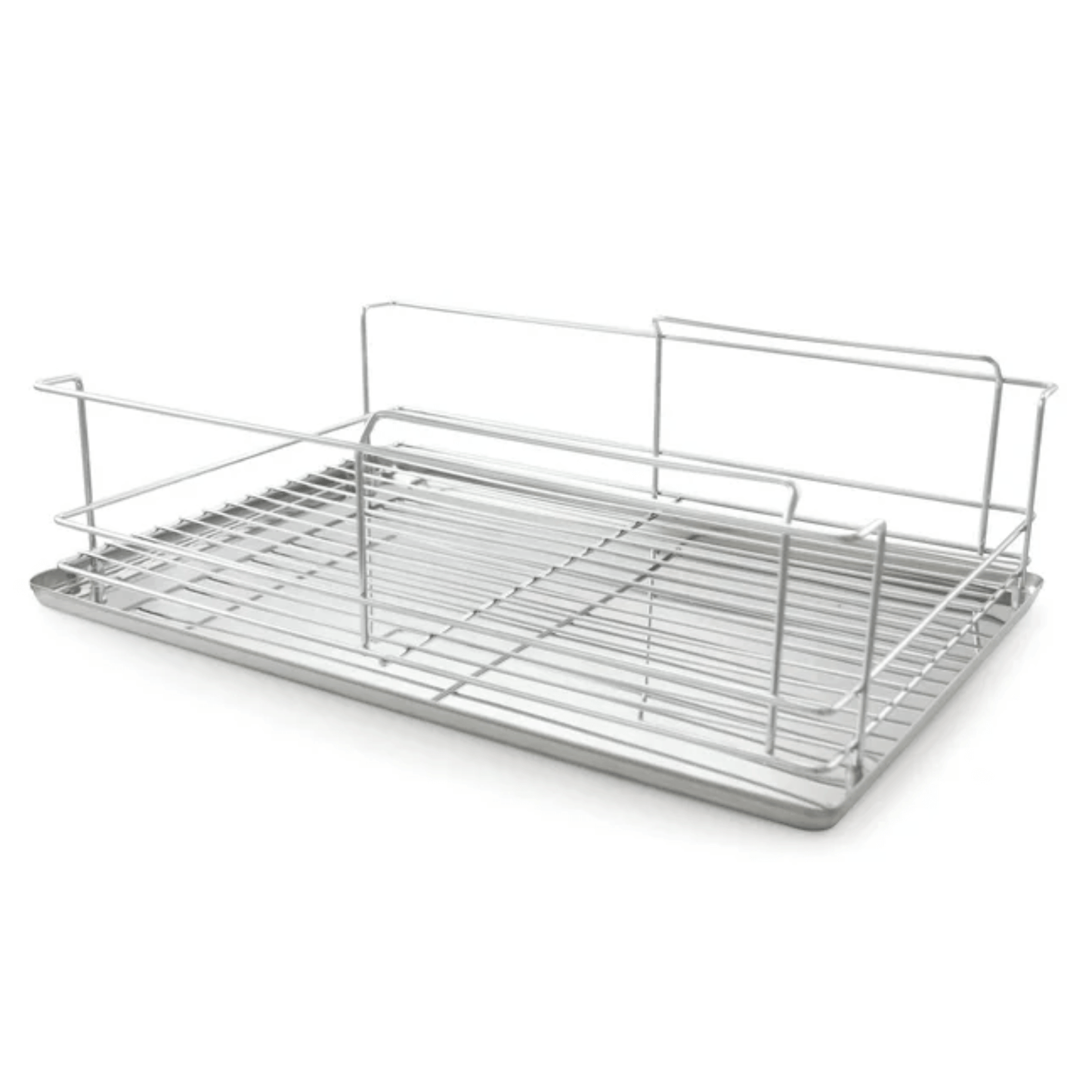 Better Chef 22" 2-Tier 4-Piece Chrome Classic Dish Rack by Jupiter Gear Home