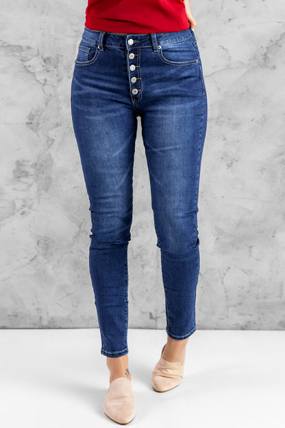 What You Want Button Fly Pocket Jeans by BlakWardrob