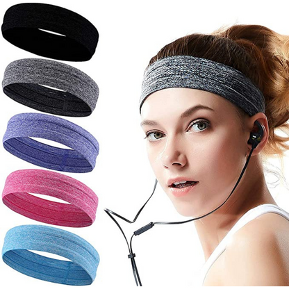 Sport and Fitness Sweat Wicking Fitness Headband  for Yoga, Running and Exercise by Jupiter Gear Home