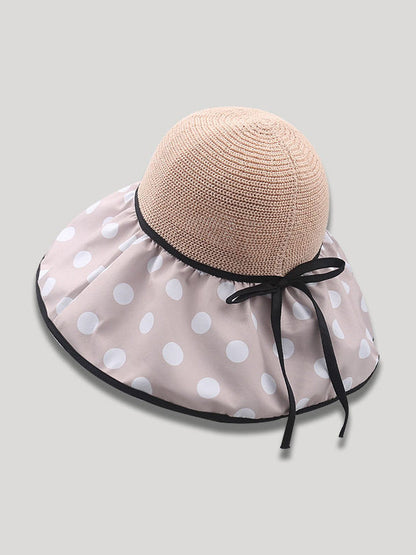 Original Sun Protection Polka-Dot Fisherman Hat by migunica