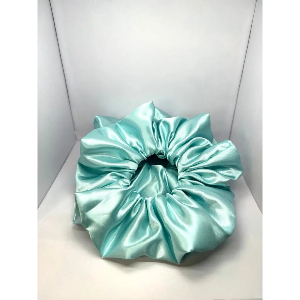 Seafoam Green Silk Scrunchie by Enchanted Scrunch