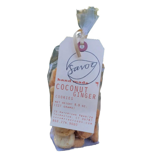 Savor Fine Foods - 'Coconut Ginger' Cookies (8OZ) by The Epicurean Trader