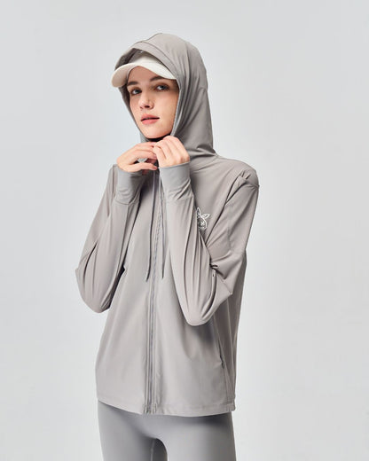 The "Bunny" UV Protection Lightweight Fullzip Layer by Amoo