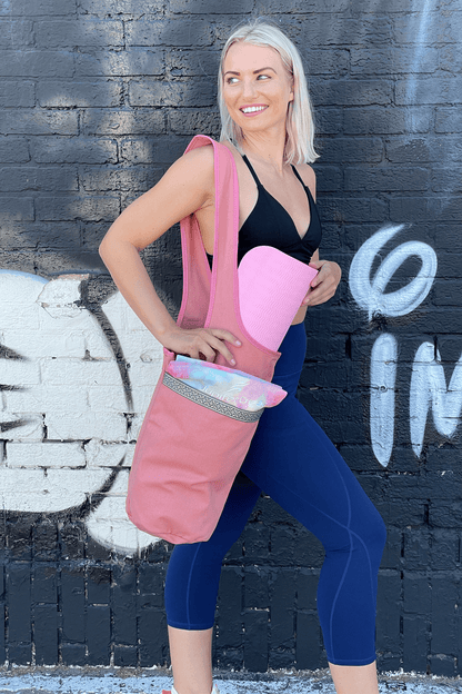 Yoga Mat Carrying Tote Bag with Large Pockets by Jupiter Gear