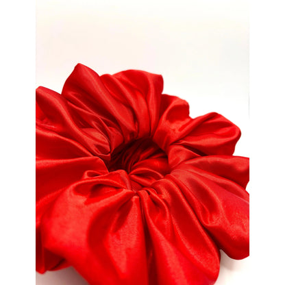 Red Silk Scrunchie by Enchanted Scrunch