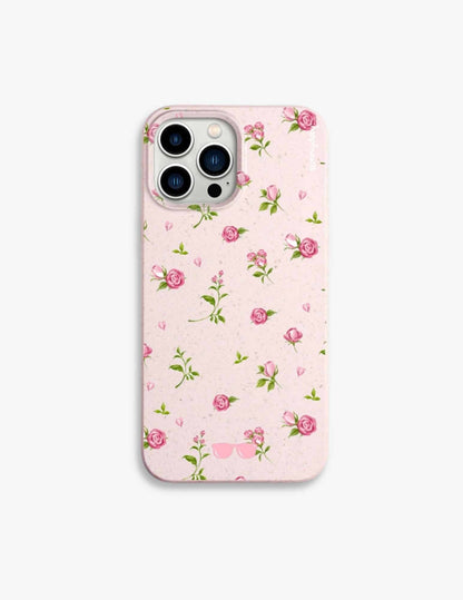 Wild Rose Plant-based Pretty iPhone Case by Sunnyday