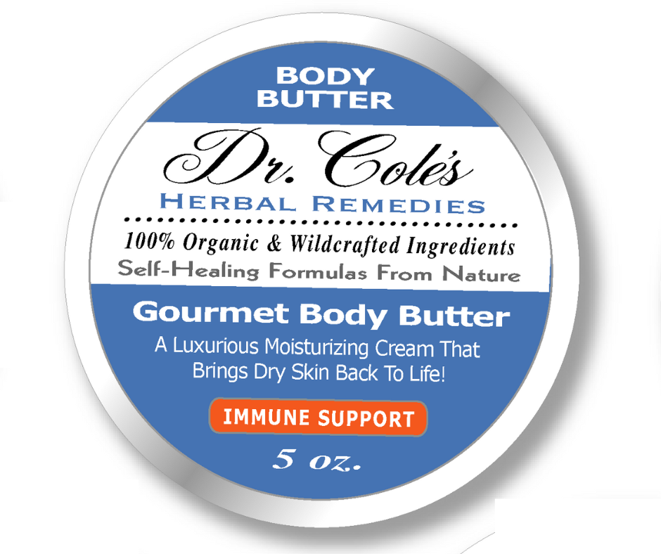 #16 - Two Gourmet Body Butters: Plain and Immune Support by COLEHERBALS LLC