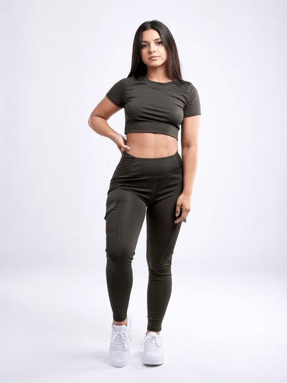 Short-Sleeve Crop Top by Jupiter Gear