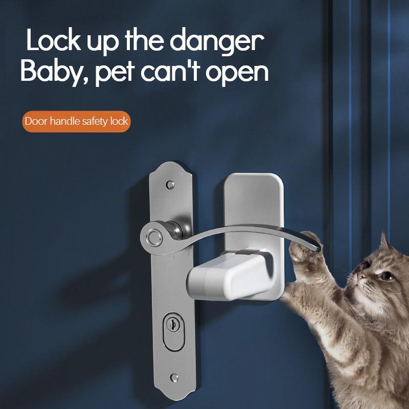 Safetyguard Door Lever Lock - Secure Haven For Your Loved Ones by Dog Hugs Cat