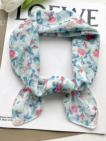 Floral Printed Scarf by migunica