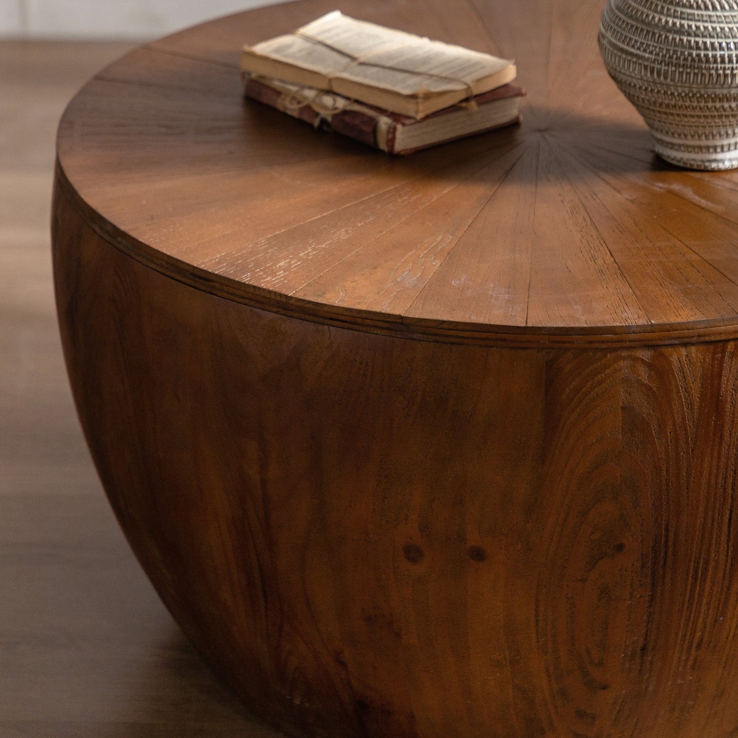 Vintage Style Bucket Shaped Coffee Table by Blak Hom