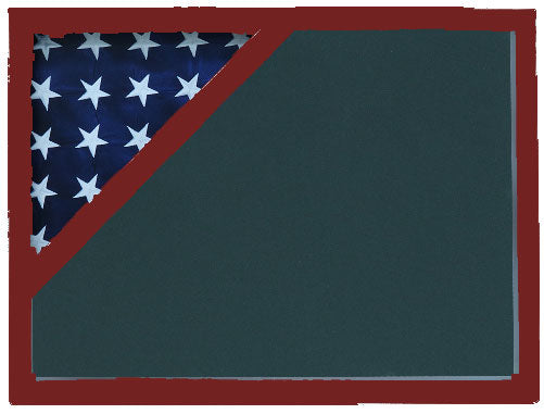 Shadow box for american flag, 3x5 flag, 4x6 flag ,5x9.5 Flag by The Military Gift Store