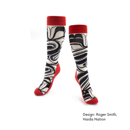 Socks w/ Contemporary Indigenous Design by Made By Humans