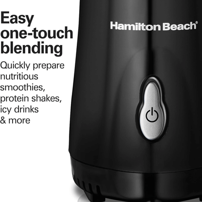 Hamilton Beach Personal Portable Blender with Travel Lid by Jupiter Gear Home