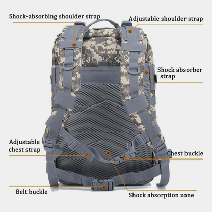 Tactical 45L Molle Rucksack Backpack by Jupiter Gear