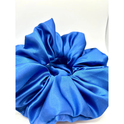 Royal Blue Silk Scrunchie by Enchanted Scrunch