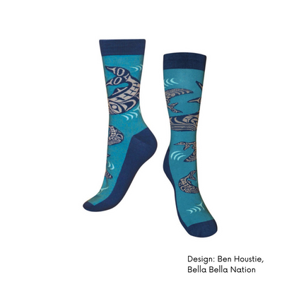 Socks w/ Contemporary Indigenous Design by Made By Humans