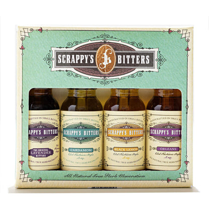 Scrappy's Bitters - 'The New Classics' Bitters Set (4x0.5OZ) by The Epicurean Trader