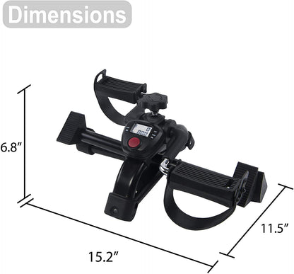 🚴‍♀️ Mini Bike, Folding Pedal Exerciser with Electronic Display for Leg and Arm Training (Fully Assembled, No Tools Required) by Js House