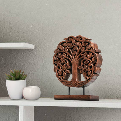 Trezevant Tree of Life Wooden Sculpture - Medium by Decozen