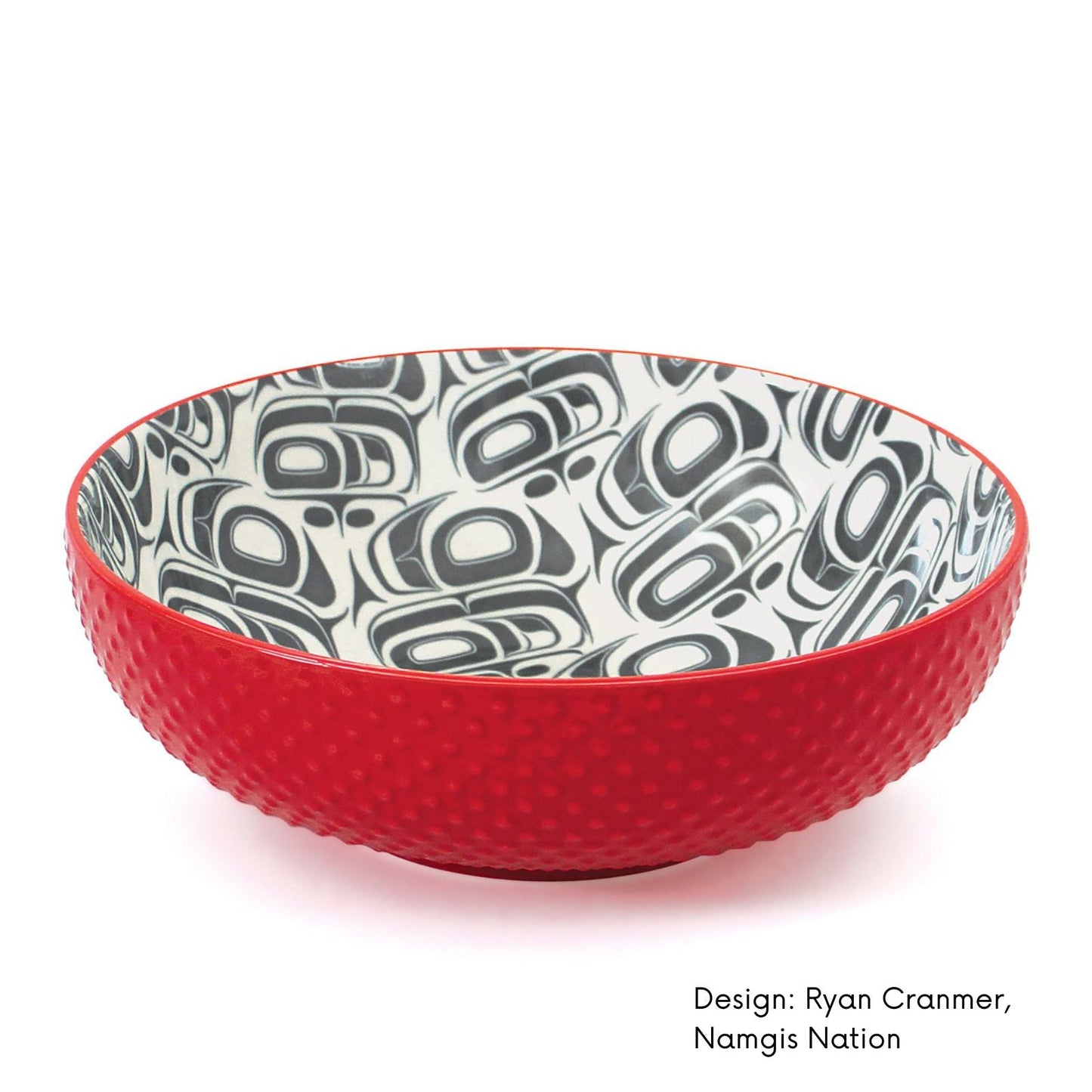 Serving Bowl with Contemporary Indigenous Design by Made By Humans