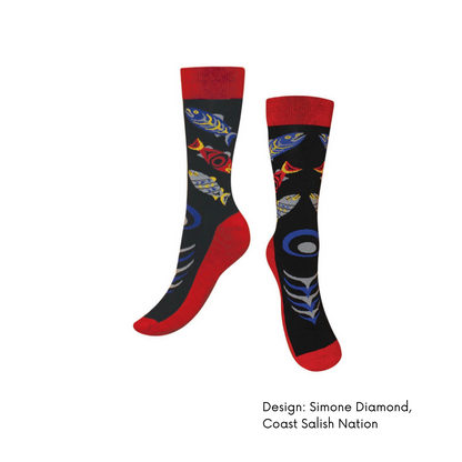 Socks w/ Contemporary Indigenous Design by Made By Humans