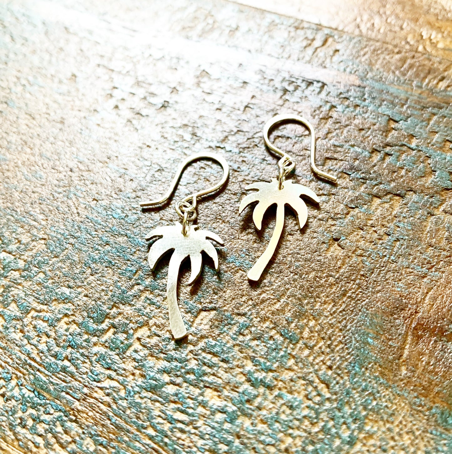 Palm Tree Charm Earrings by Jennifer Cervelli Jewelry