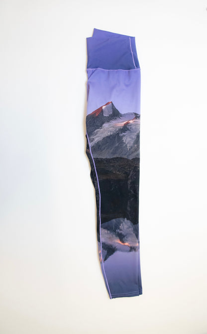 Glacier Glow Yoga Pants by Colorado Threads Clothing