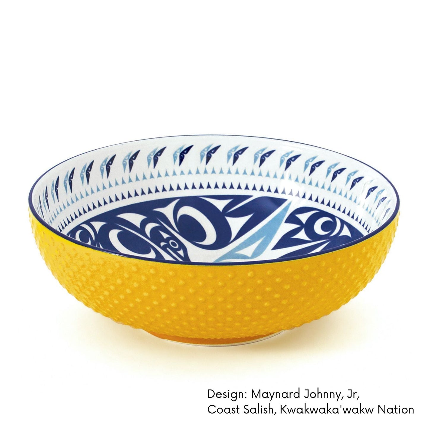 Serving Bowl with Contemporary Indigenous Design by Made By Humans