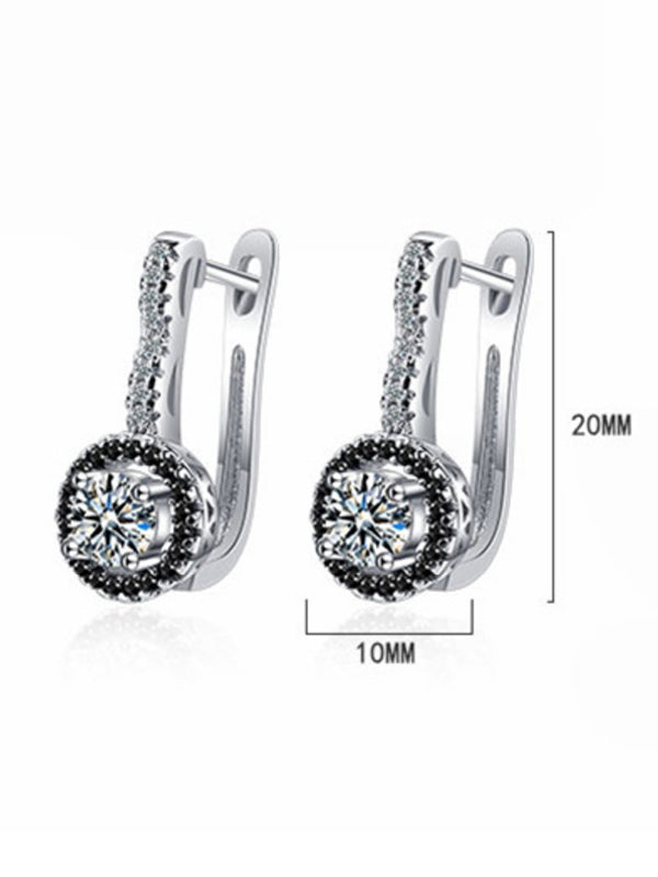 Original Rhinestone Earrings by migunica