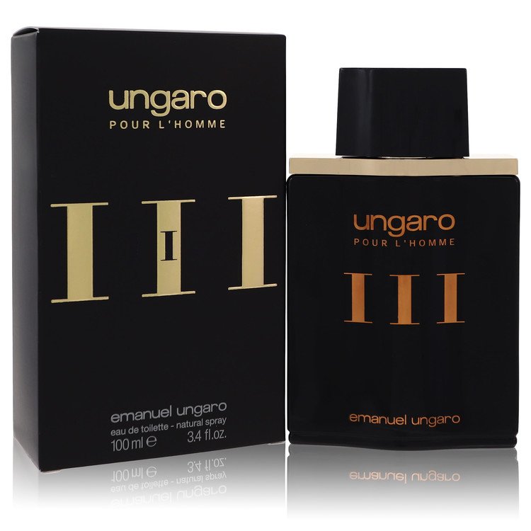 Ungaro Iii by Ungaro Eau De Toilette Spray (New Packaging) 3.4 oz for Men by Avera Group