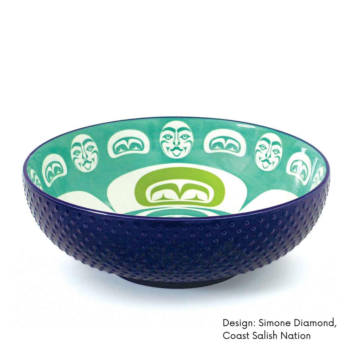 Serving Bowl with Contemporary Indigenous Design by Made By Humans