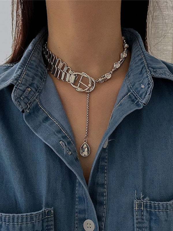 Original Normcore Cool Chains Necklace by migunica