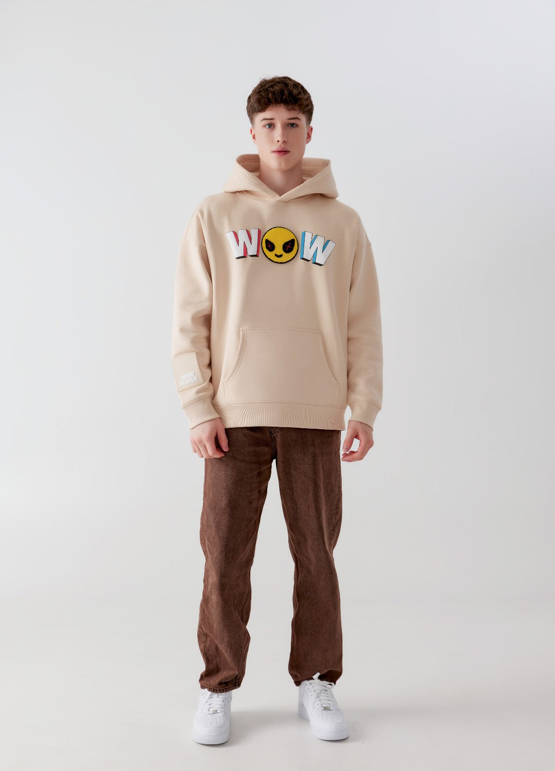 WOW  "Mood" Emoji Hoodie by Amoo