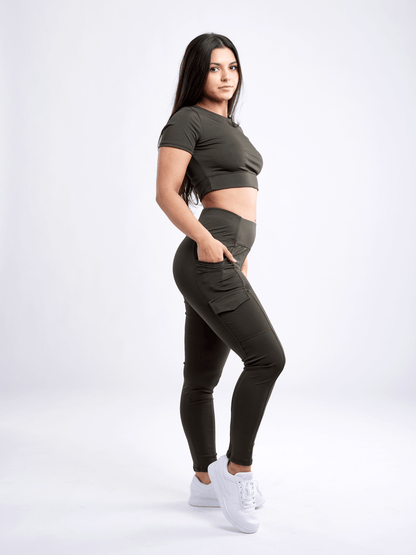 Short-Sleeve Crop Top by Jupiter Gear