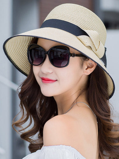 Original Bow Sun-Protection Dome Hat by migunica