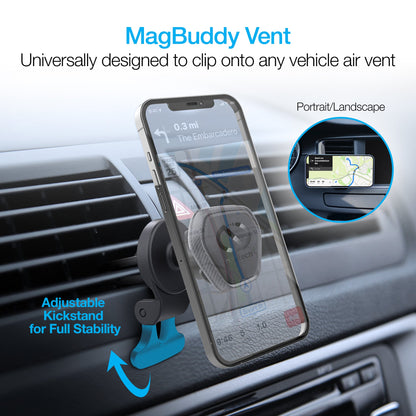 Naztech MagBuddy Elite Hands-Free Vent Mount (15477-HYP) by Jupiter Gear Home