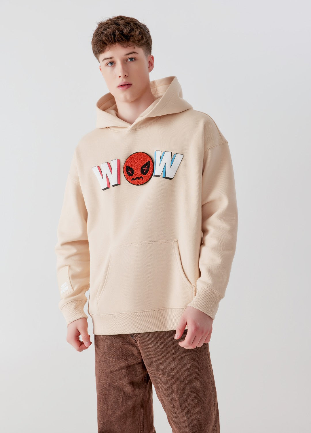 WOW  "Mood" Emoji Hoodie by Amoo