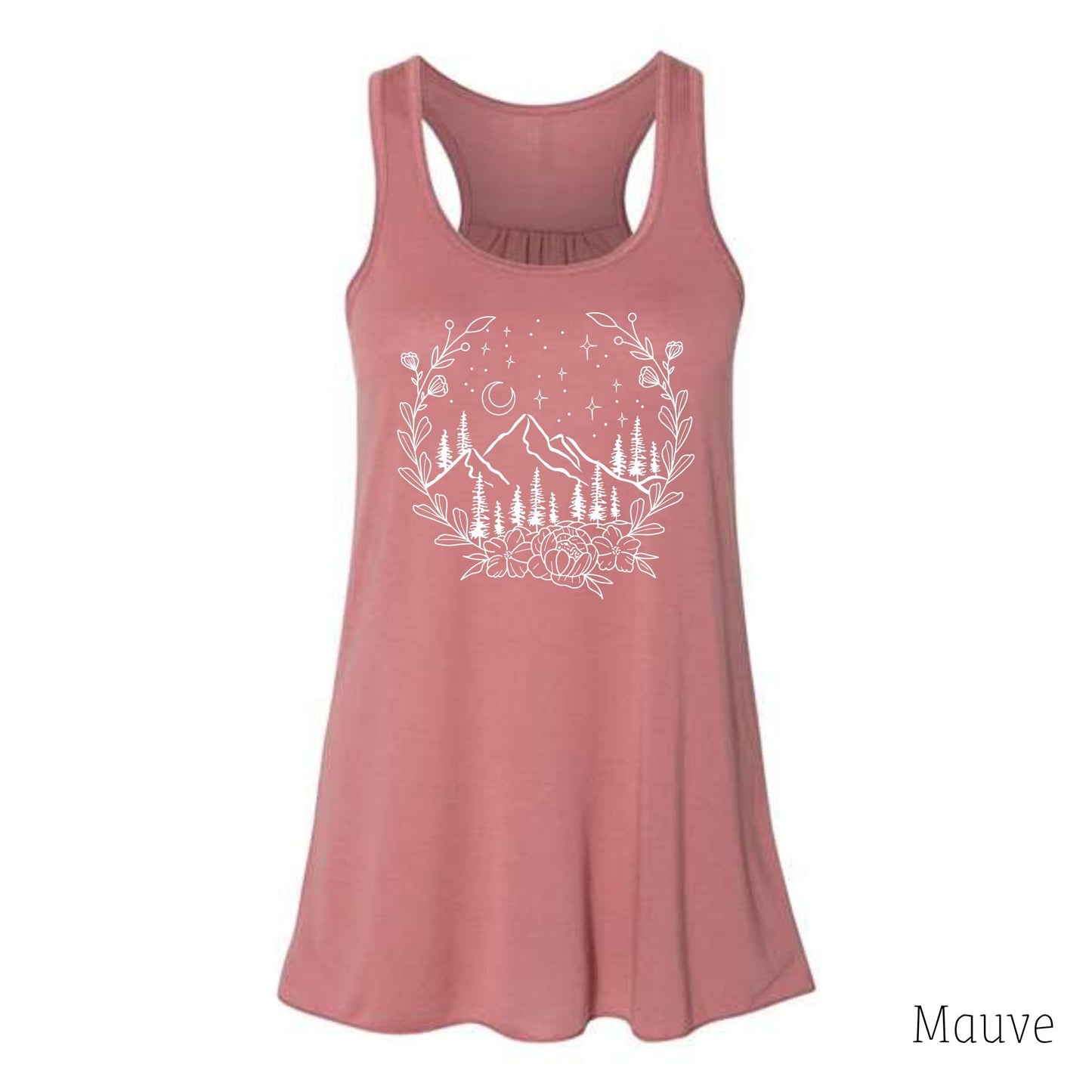 Mountain Scene Tank Top by 208 Tees