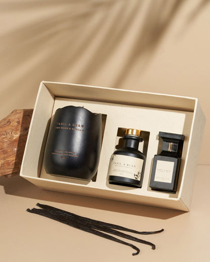 Oud Wood & Vanilla Gift Set by VANIL A BEAN