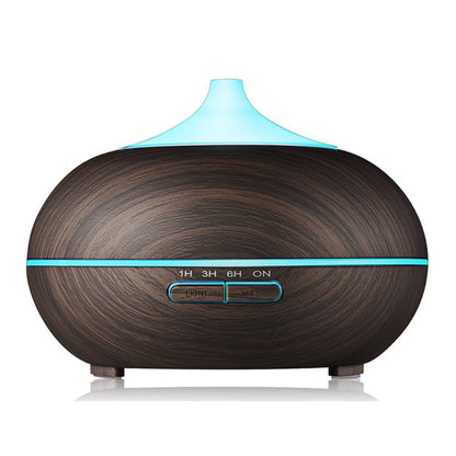 Mistyrious Essential Oil Humidifier Natural Oak Design With Easy Remote by VistaShops