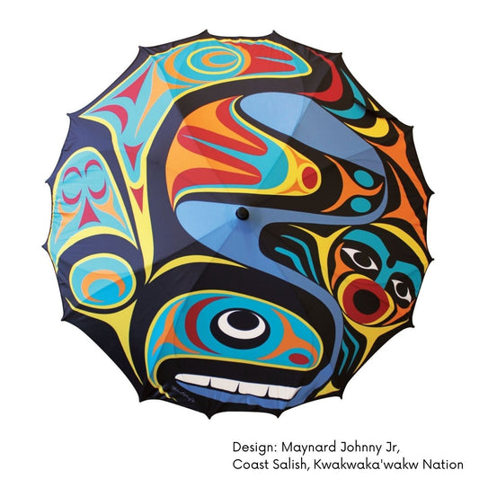 Pacific Umbrella w/ Contemporary Indigenous Design by Made By Humans