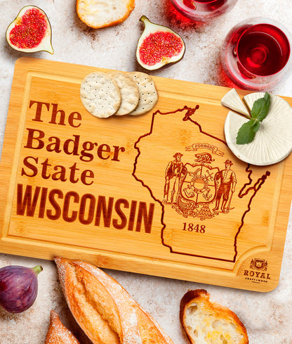 Wisconsin Cutting Board, 15x10" by Royal Craft Wood