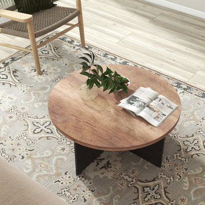 Modern Retro Round Coffee Table by Blak Hom