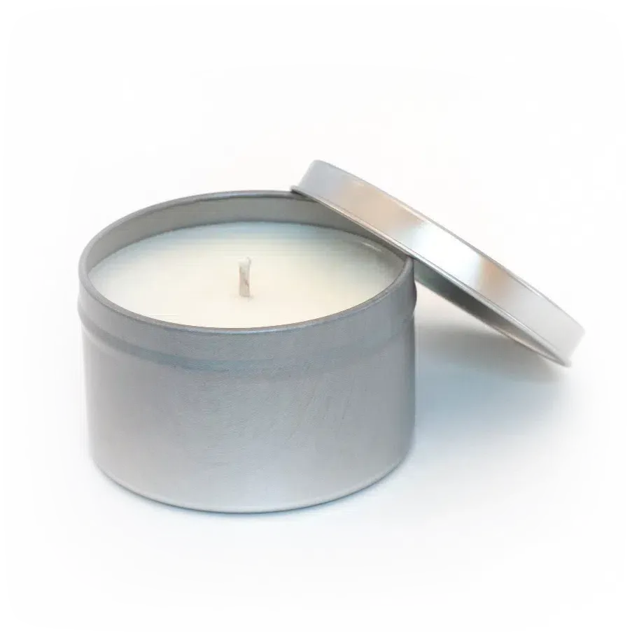 Grapefruit Mint Soy Candle - 4oz Travel Tin by Scented Designs Candle Company