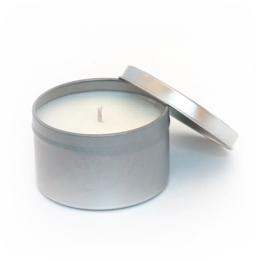 Grapefruit Mint Soy Candle - 4oz Travel Tin by Scented Designs Candle Company