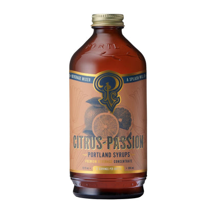 Portland Syrups - 'Citrus-Passion' Liquor & Soda Mixer (12OZ) by The Epicurean Trader