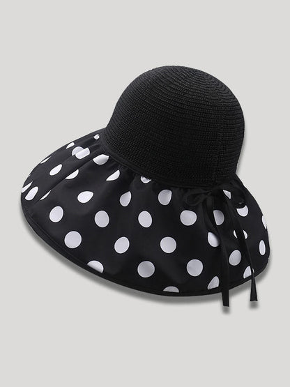 Original Sun Protection Polka-Dot Fisherman Hat by migunica