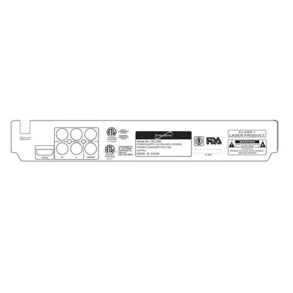 2.0 Channel DVD Player with HDMI Output by Jupiter Gear